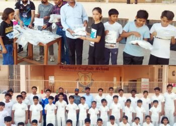 प्लेवे स्कूल में चल रहा 24 वां समर स्पोर्ट्स कैंप