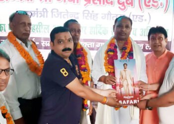 बार के अध्यक्ष व महामंत्री का हुआ स्वागत