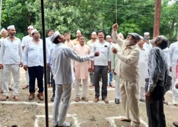 कांग्रेस सेवा दल ने किया ध्वज वंदन कार्यक्रम