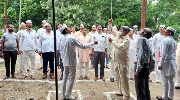 कांग्रेस सेवा दल ने किया ध्वज वंदन कार्यक्रम