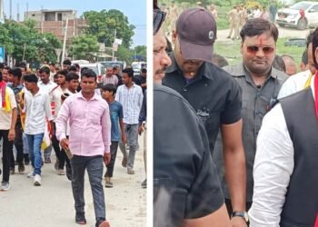 लोकजन सोशलिस्ट पार्टी के राष्ट्रीय अध्यक्ष को पुलिस ने लौटाया बैरंग