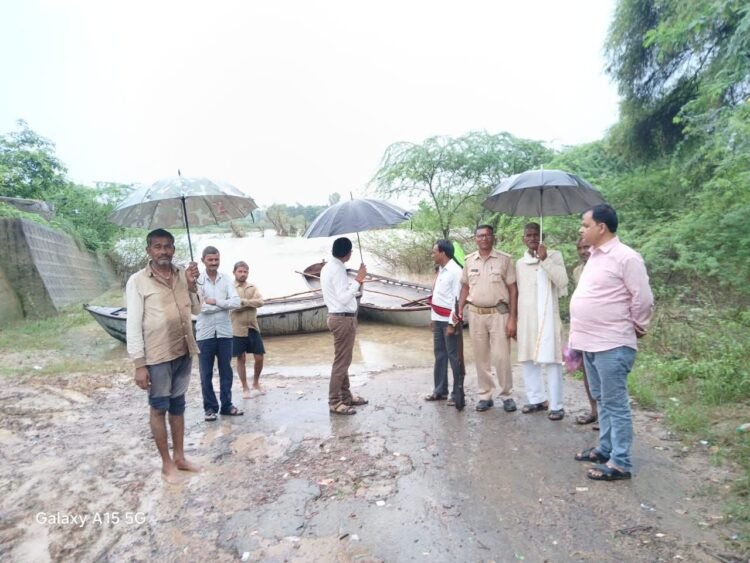 सरीला–मुस्कुरा मार्ग पर रपटा डूबा, आवागमन ठप, 30 किमी घूमकर जाना पड़ रहा*