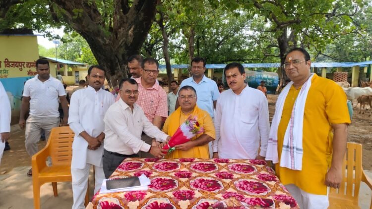 गौसेवा आयोग प्रदेश अध्यक्ष ने किया गौशाला विजयपुर का आकस्मिक निरीक्षण