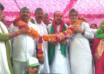 भारतीय किसान यूनियन (महात्मा टिकैत)  के राष्ट्रीय अध्यक्ष का हुआ जोरदार स्वागत