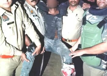 धाता पुलिस ने 25 हजार के इनामिया को मुठभेड़ में किया गिरफ्तार 