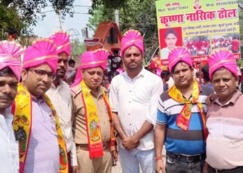 शाहबाद पत्रकार वेलफेयर एसोसिएशन को पगड़ी पहनाकर किया सम्मानित