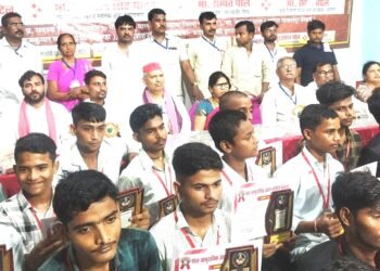 70 मेघावी छात्र व छात्राओं को मेघा अलंकरण समारोह में किया सम्मानित