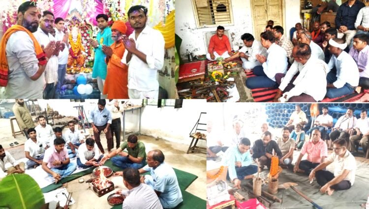 फतेहपुर में जगह-जगह धूमधाम से मनाई गई विश्वकर्मा जयंती 