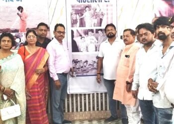 भारत के प्रधानमंत्री नरेंद्र मोदी के जीवन पर आधारित प्रदर्शनी का आयोजन