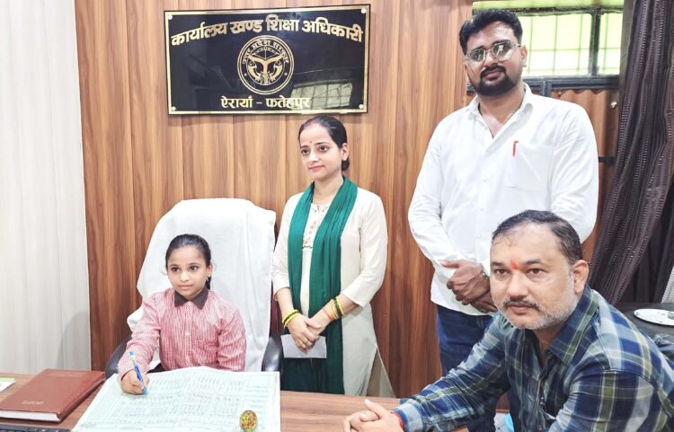 कु0 दिव्या प्रजापति बनी ऐरायां की खण्ड शिक्षा अधिकारी