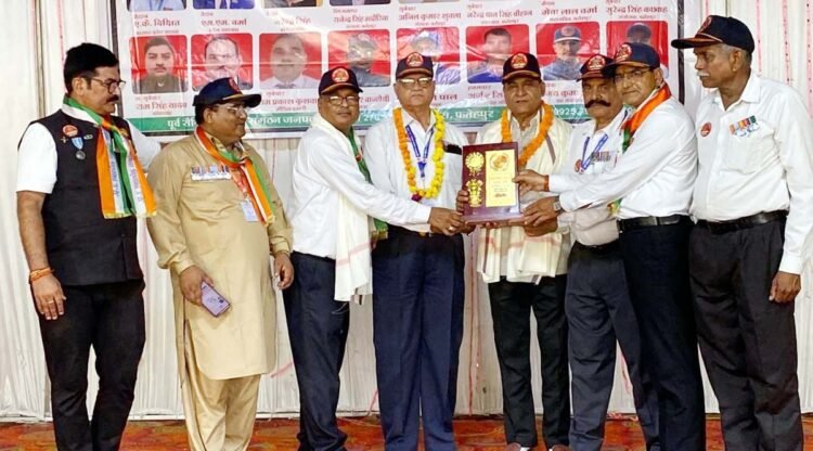 पूर्व सैनिक संयुक्त संगठन ने मनाया चौथा स्थापना दिवस