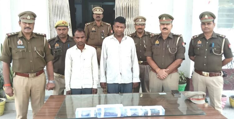 बकरी व्यापारी से हुई लूट का पुलिस ने किया खुलासा, दो शातिर गिरफ्तार 