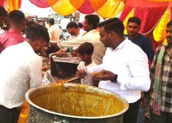 खाटू श्याम के जन्मोत्सव पर विशाल भंडारे का हुआ आयोजन