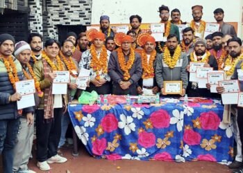 आदर्श व्यापार मंडल की युवा जिला कमेटी का विस्तार