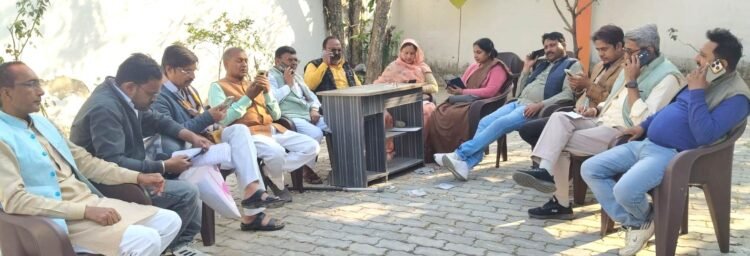 नवनियुक्त भाजपा जिलाध्यक्ष के भब्य स्वागत की तैयारी में जुटे कार्यकर्ता