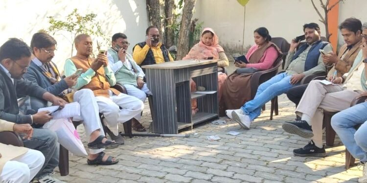 नवनियुक्त भाजपा जिलाध्यक्ष के भब्य स्वागत की तैयारी में जुटे कार्यकर्ता