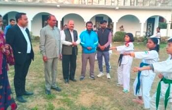 पूर्व विधायक ने निःशुल्क ताइक्वांडो प्रशिक्षण शिविर का किया प्रारम्भ 