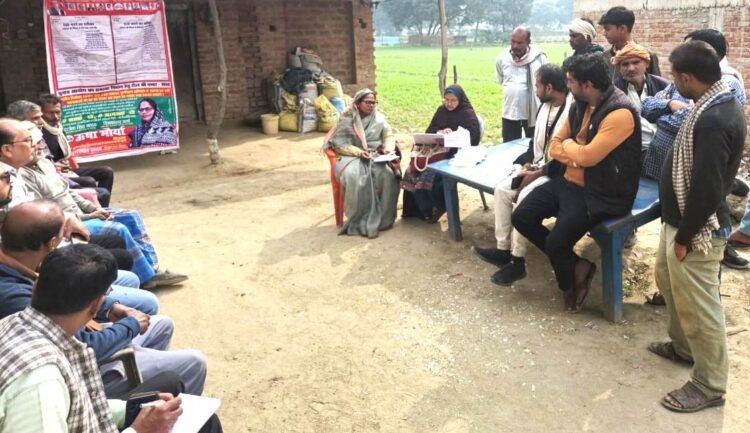 विधायक ऊषा मौर्य ने बहेरा सादात में चलाया एसआईआर जागरूकता अभियान