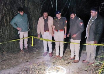 बकरी चोरों से पुलिस की मुठभेड़, एक घायल