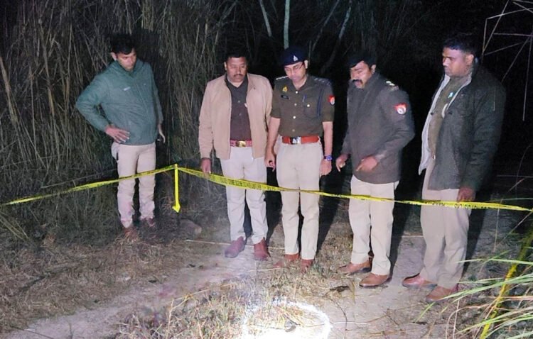 बकरी चोरों से पुलिस की मुठभेड़, एक घायल