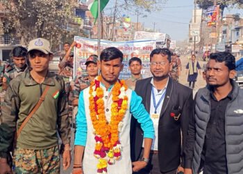 सेना दिवस पर आर्मी ट्रेनिंग सेंटर ने निकाली रैली