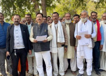 सहकारी समिति देवलान का भवन टिकरी में बनाए जाने का विरोध