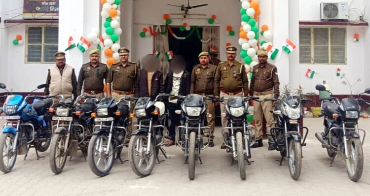 कोतवाली पुलिस ने बाइक चोरी का किया खुलासा