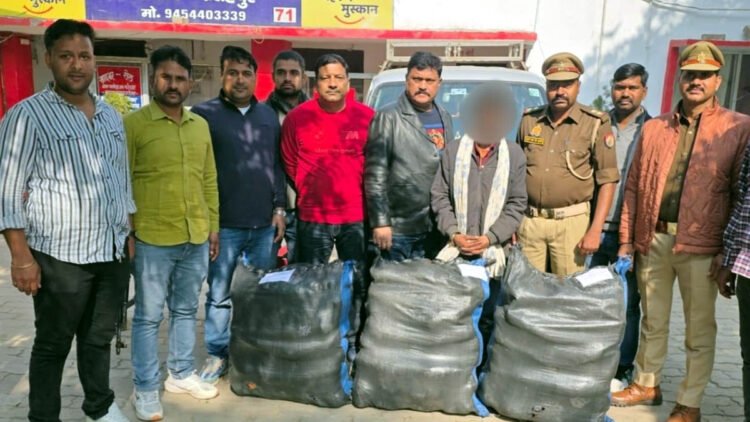 पैंतालीस लाख का गांजा बरामद, एक गिरफ्तार