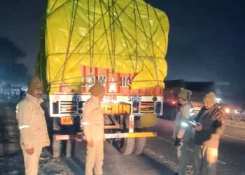 जीरो फैटैलिटी डिस्ट्रिक्ट अभियान के तहत 71 वाहनों का ई-चालान