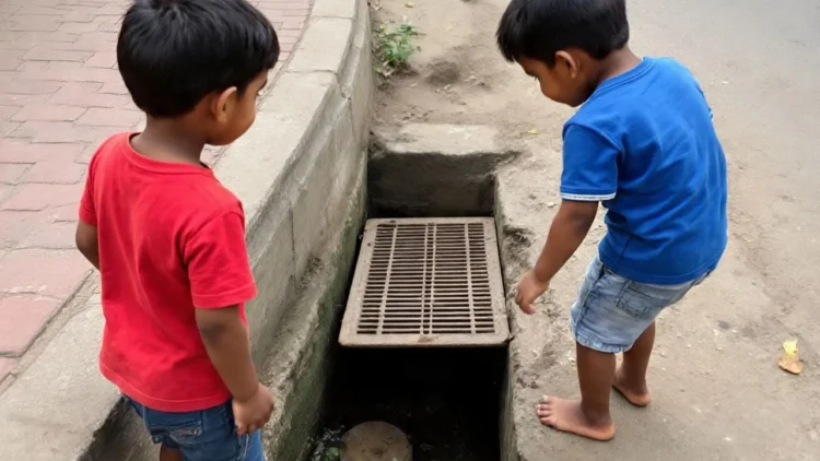 “नाले में गिरे दो सगे भाई, मां ने बड़े को बचाया… छोटा जिंदगी की जंग हारा”