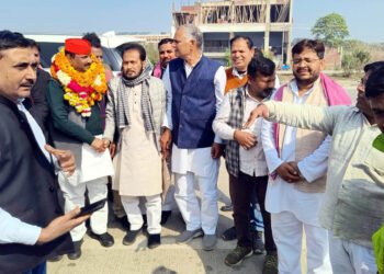 सपाईयों ने प्रदेश अध्यक्ष का किया स्वागत