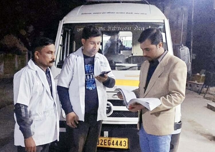 जनपद में होली के दौरान एंबुलेंस सेवा हाई अलर्ट पर