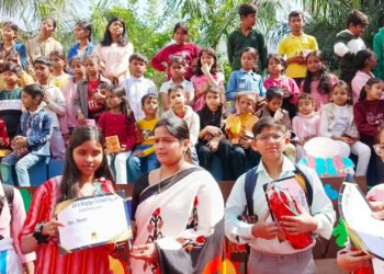 लिल्स बगिया में कला प्रतियोगिता व बाल मेले का हुआ आयोजन