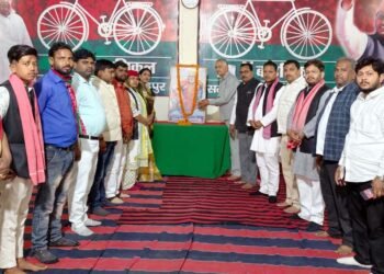 सपाईयों ने मनाई संत शिरोमणि गाडगे महाराज की जयंती