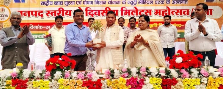 दो दिवसीय मिलेट्स महोत्सव का विधायक ने किया शुभारंभ