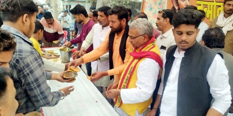 छत्रपति शिवाजी महाराज की मनाई जयंती