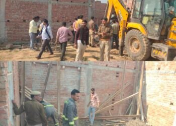 छत गिरने से ठेका लेने वाले कारीगर की दबकर हुई हुई मौत