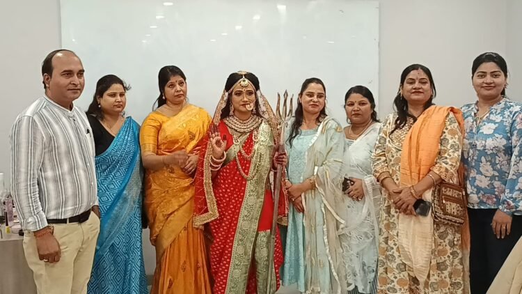 सिद्धिदात्री मां के दिव्य स्वरूप का भव्य आयोजन