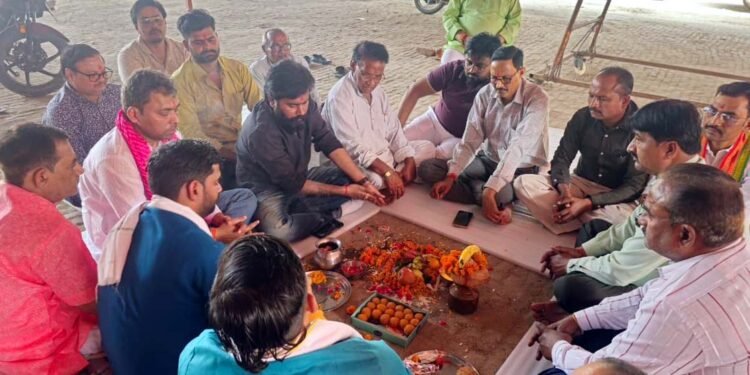 रामलीला मैदान ज्वालागंज में श्रीराम कथा का शंखनाद