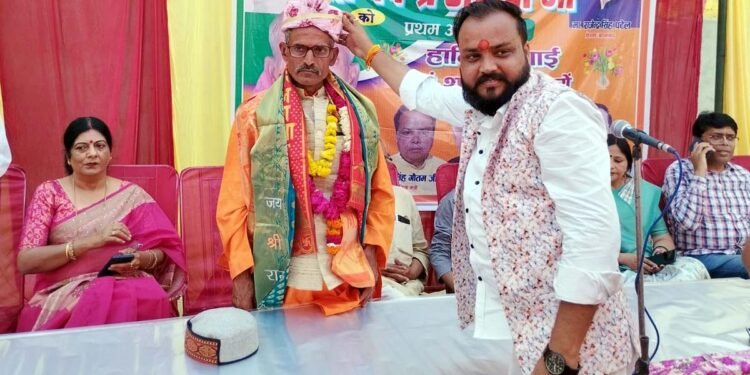 भाजपा मंडल अध्यक्ष बनाए जाने पर देवेन्द्र का हुआ स्वागत