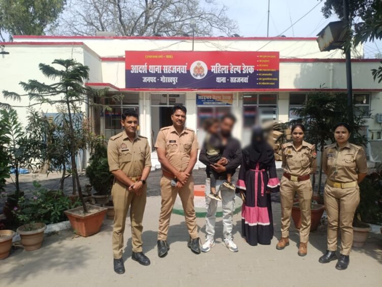 पुलिस ने गुमशुदा मासूम को 1 घण्टे में बरामद कर परिजन को किया सुपुर्द