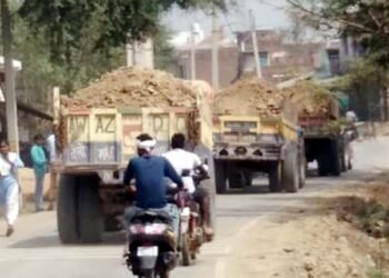 सत्ता के साए में धड़ल्ले से हो रहा मिट्टी खनन