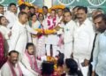 सपा के नवमनोनीत प्रदेश सचिव जगनायक सिंह यादव का पार्टीजनों ने किया जोरदार स्वागत