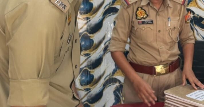 नवागंतुक एसपी ने थाना चिकासी का किया आकस्मिक निरीक्षण