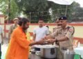 हनुमान जयंती पर जीआरपी पुलिस लाइन में विशाल भंडारे का आयोजन
