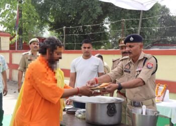 हनुमान जयंती पर जीआरपी पुलिस लाइन में विशाल भंडारे का आयोजन