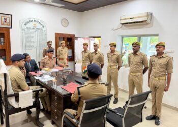 रिक्रूट आरक्षियों का इंटरव्यू, एसपी ने परखा प्रशिक्षण और अनुशासन