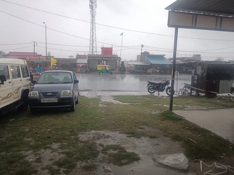 तेज आंधी-बारिश से फसलों को भारी नुकसान, किसान चिंतित