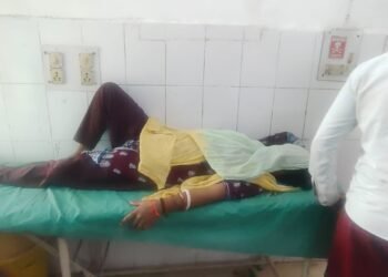 महिला शौच जाते समय बेहोश, अस्पताल में भर्ती