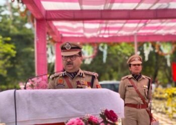 कानपुर देहात में रिक्रूट आरक्षी दीक्षांत परेड समारोह